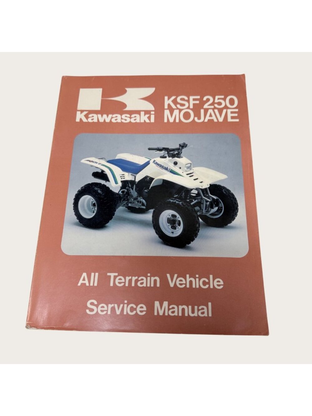 Kawasaki KSF 250 Mojave All Terrain Vehicle Service Manual 1987 Printed In Japan